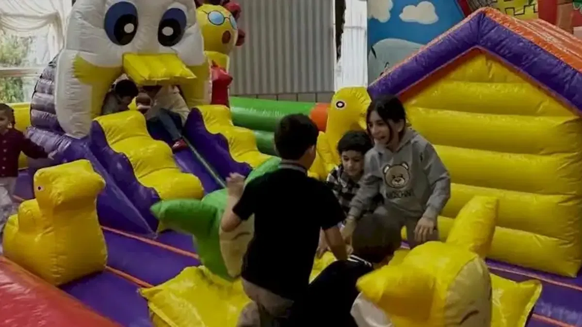 Gölcük'te çocuklar ara tatilde eğlendi