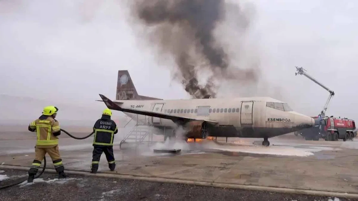 Havaalanlarının kahramanları: ARFF ekipleri... 481 acil duruma müdahale etti