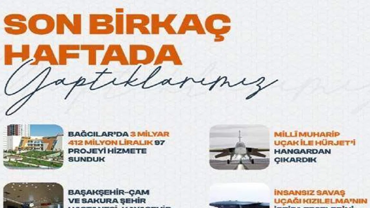 Cumhurbaşkanı Erdoğan'dan 'Birkaç haftada yaptıklarımız' paylaşımı