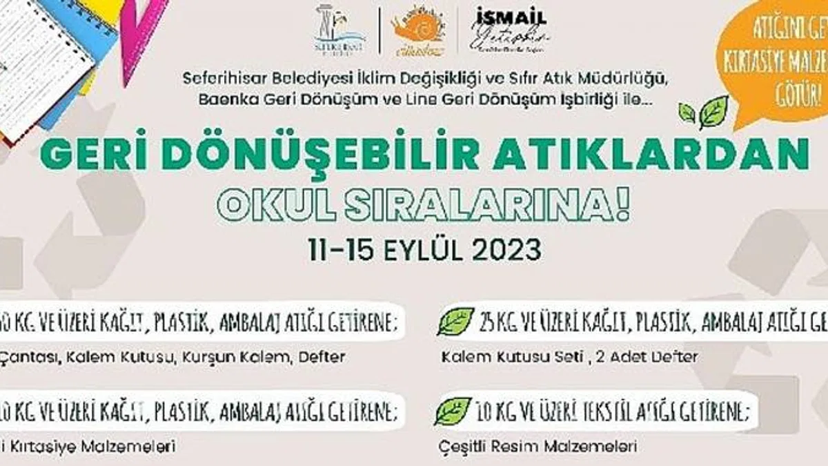 Seferihisar'da "Sıfır Atık" seferberliği