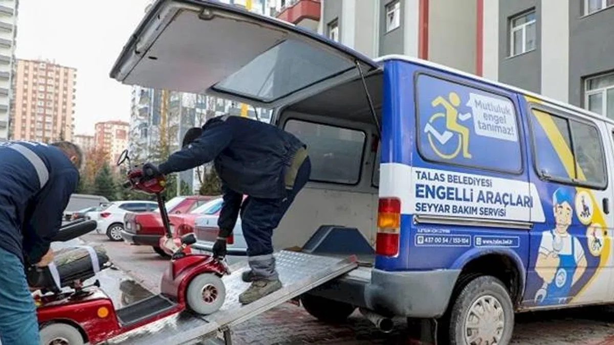 Kayseri Talas hizmette 'engel' tanımıyor