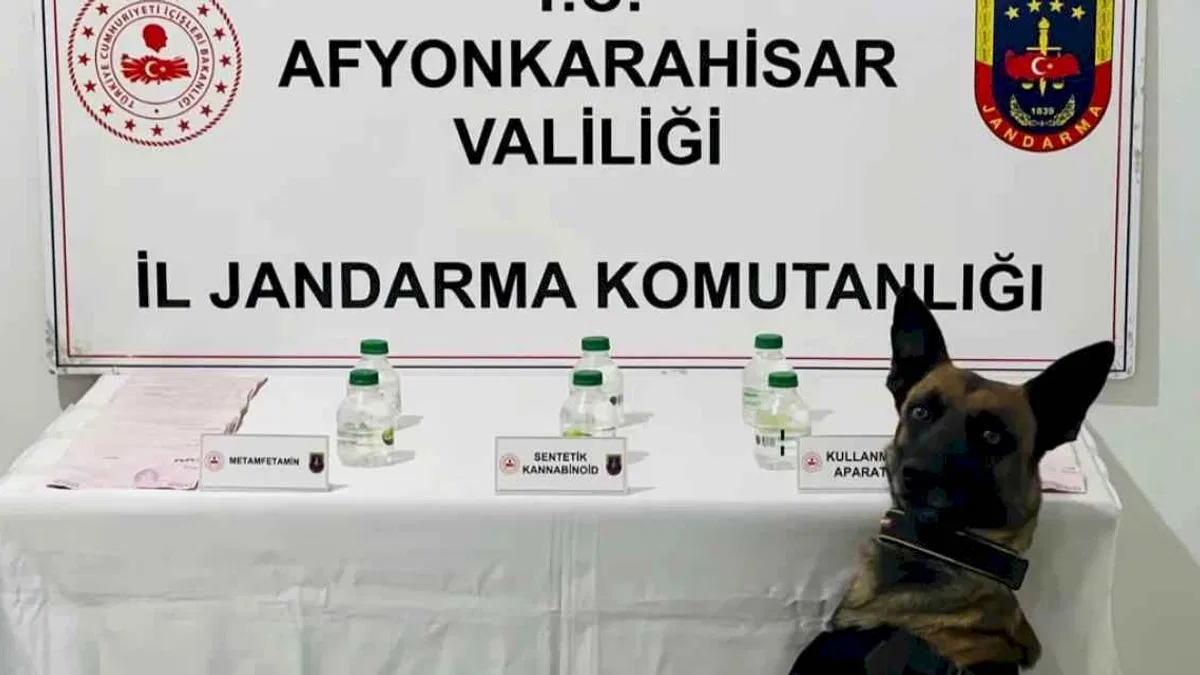 Afyon’da uyuşturucu operasyonu!