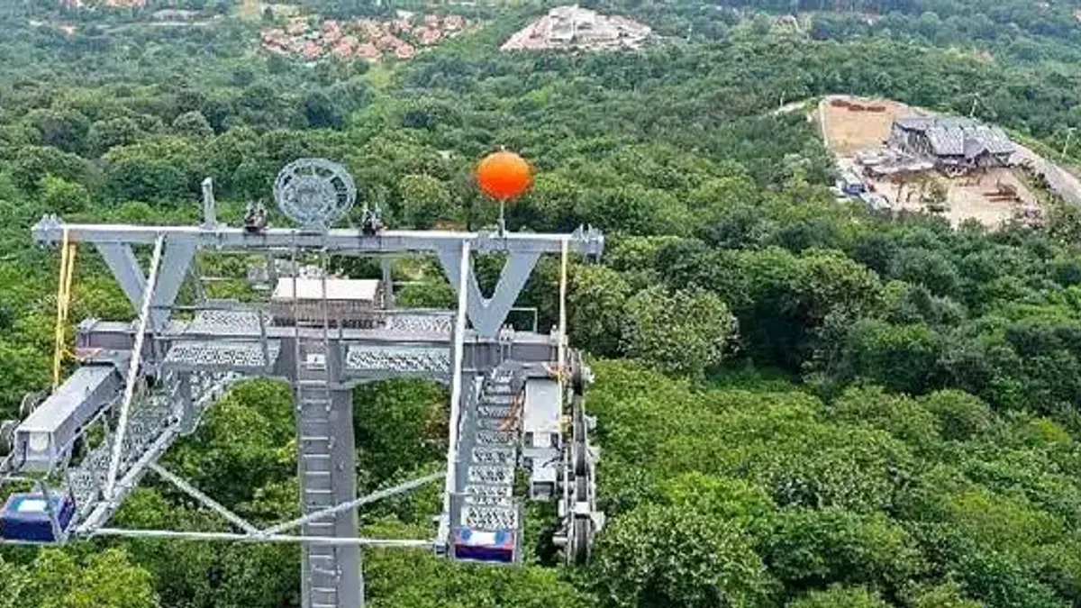 Teleferik'te Derbent İstasyonu tamam