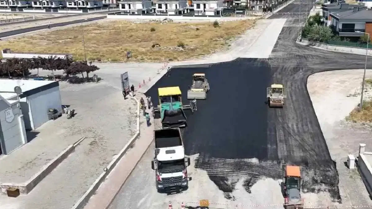 Kayseri Melikgazi'de yeni yollarla konforlu ulaşım