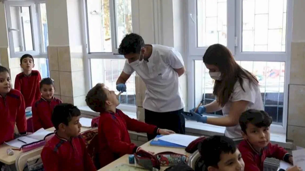 Kayseri Kocasinan'dan öğrencilere ağız ve diş sağlığı taraması