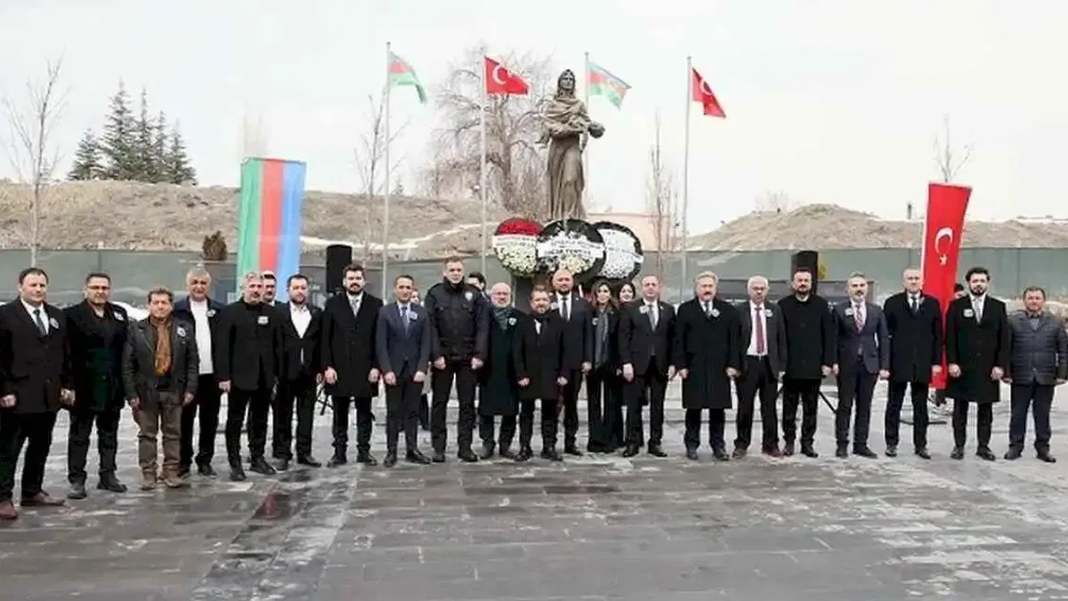 Hocalı şehitlerine Kayseri Talas'ta anma
