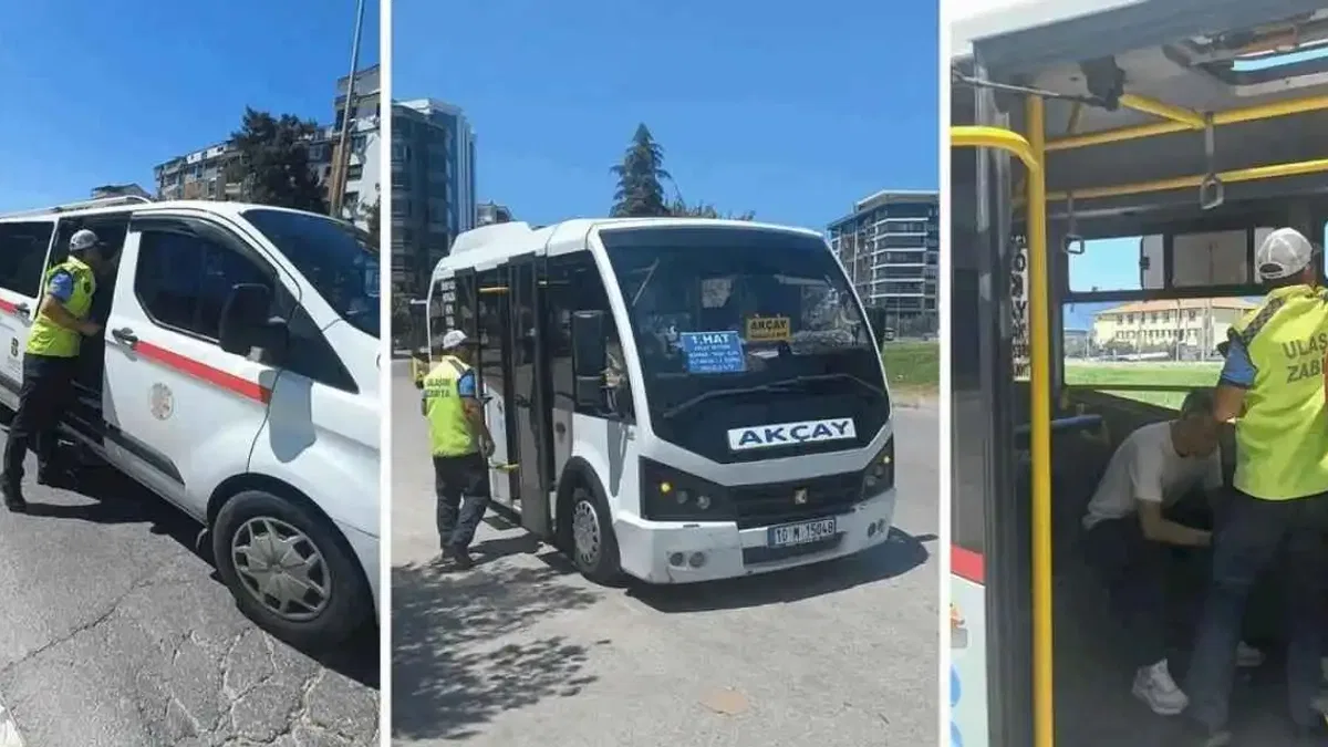Balıkesir Büyükşehir’den toplu taşımaya denetim