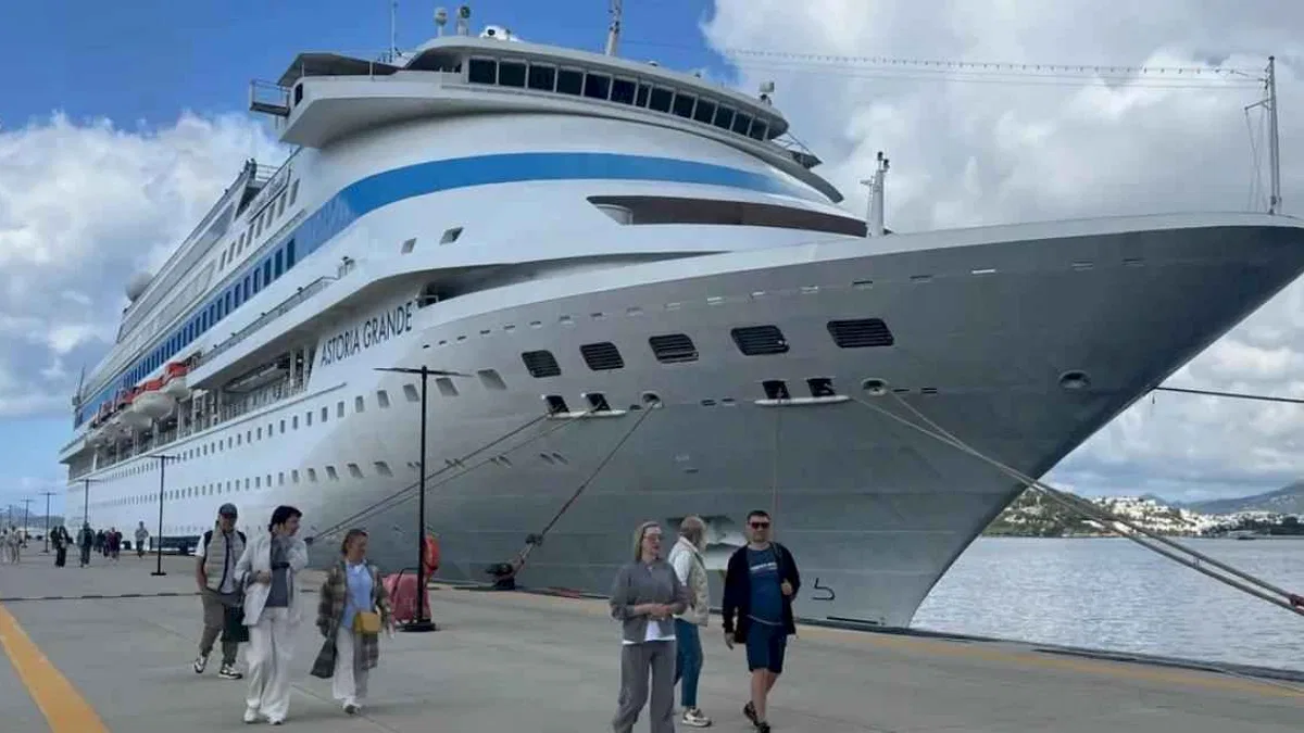 Bodrum kruvaziyer sezonunu açtı