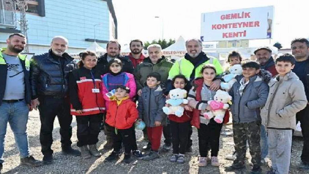 İskenderun'da konteynerler Gemlik'ten, altyapı Bursa Büyükşehir'den