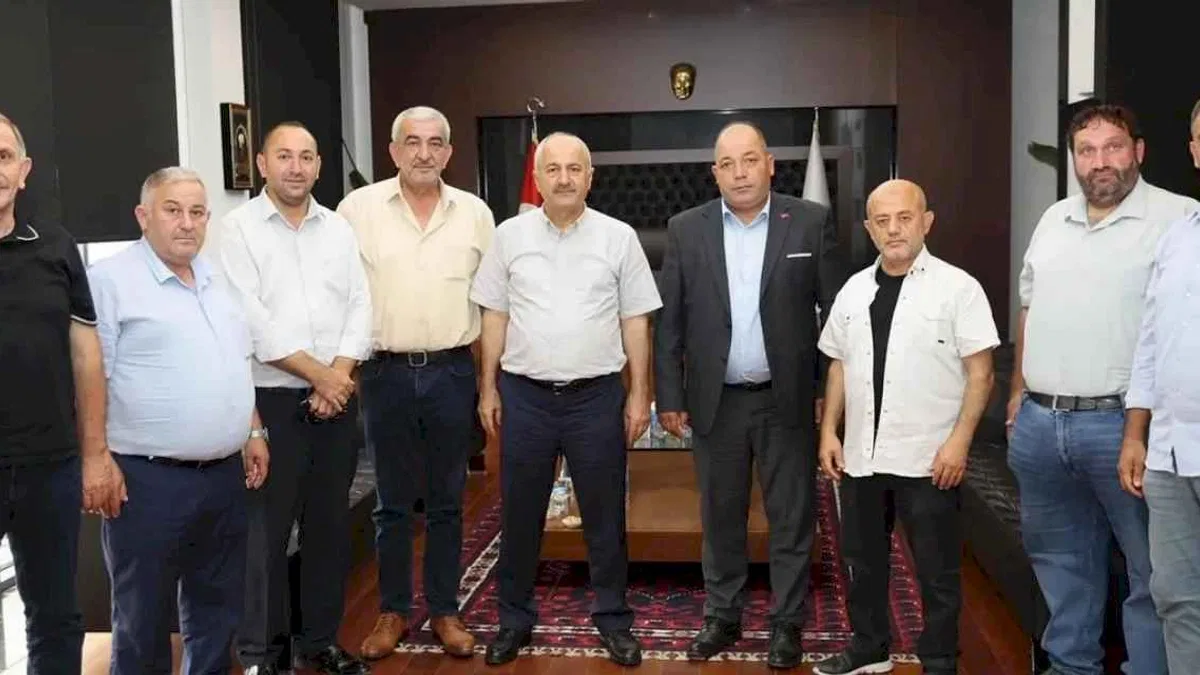 Muhtarlar Birliği’nden Başkan Büyükgöz’e ziyaret