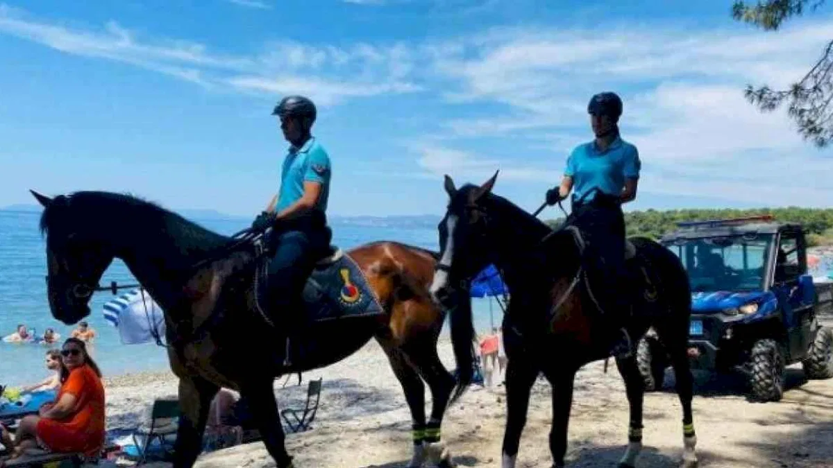 'Atlı' ve 'ATV'li Tim Kuşadası görevinde