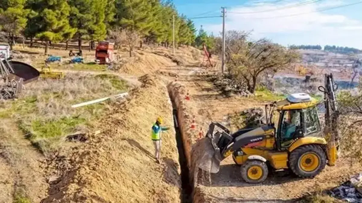 Denizli’de 2 bin 718 metrelik içme suyu hattı yenileniyor