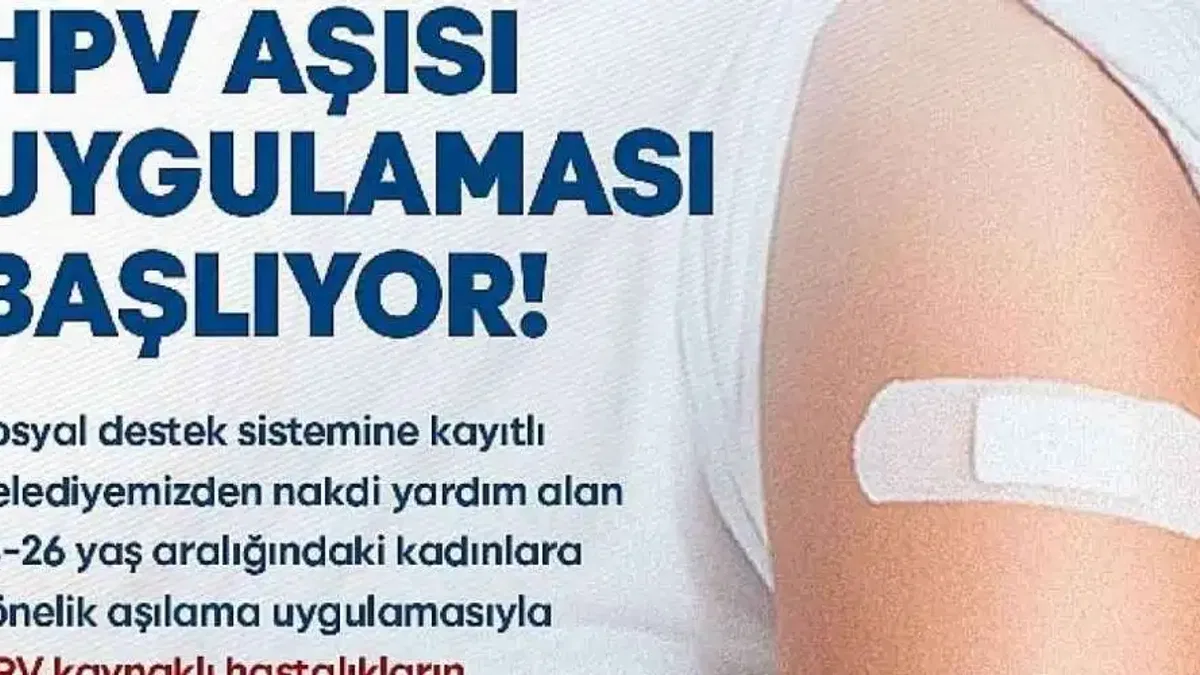 İzmir Büyükşehir'in ücretsiz HPV aşısı için başvurular başladı