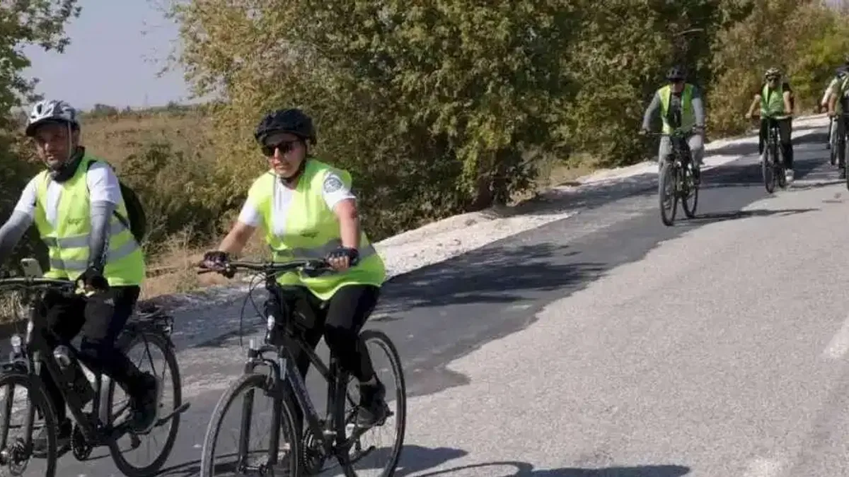 Konya’da tarih ve kültür dolu rotalarda pedal çevrildi