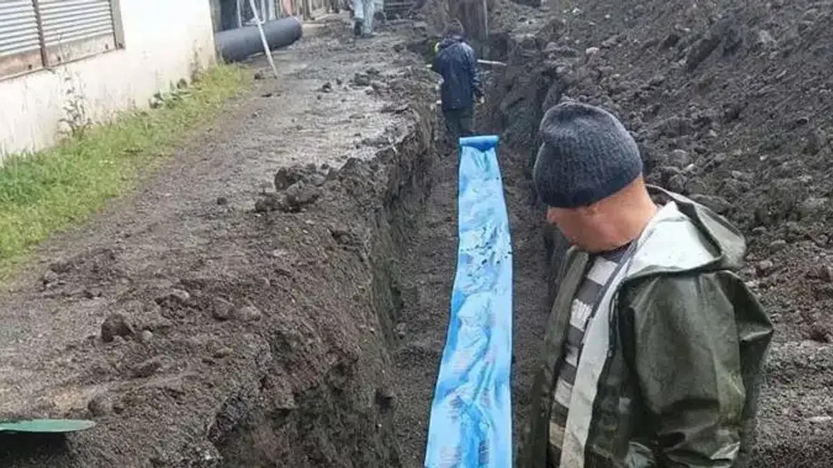 Trabzon'da Hacıköy’e altyapı hamlesi