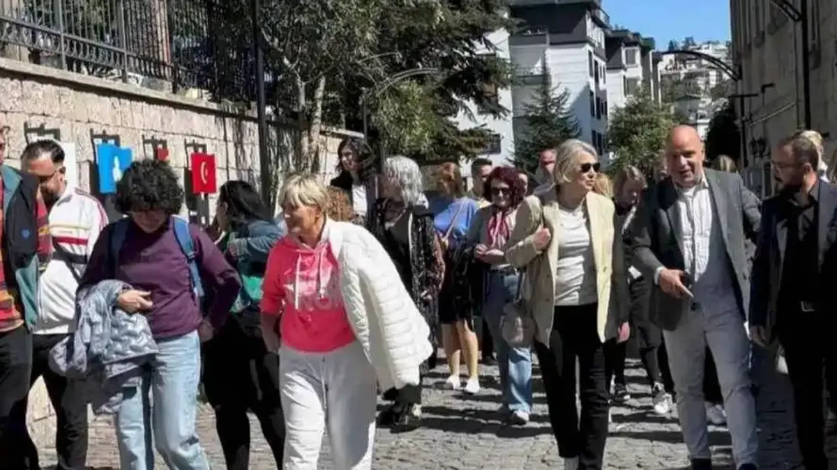 Kayseri Talas'ta Finlandiya heyetine tarihi gezi