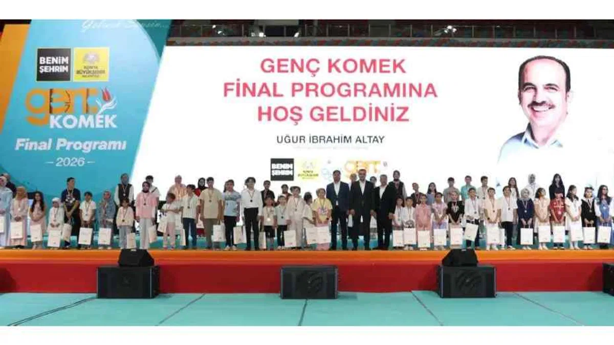 Konya'da Genç KOMEK Yaz Okulu’na muhteşem kapanış
