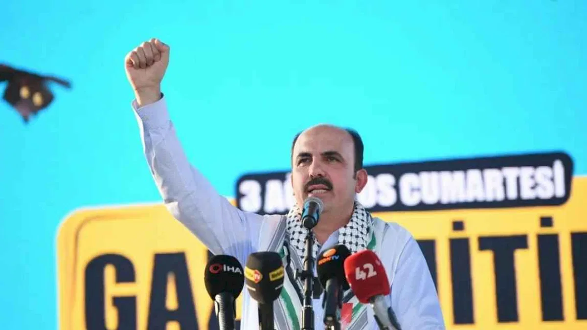 Konya'da Başkan Altay’dan Gazze mesajı