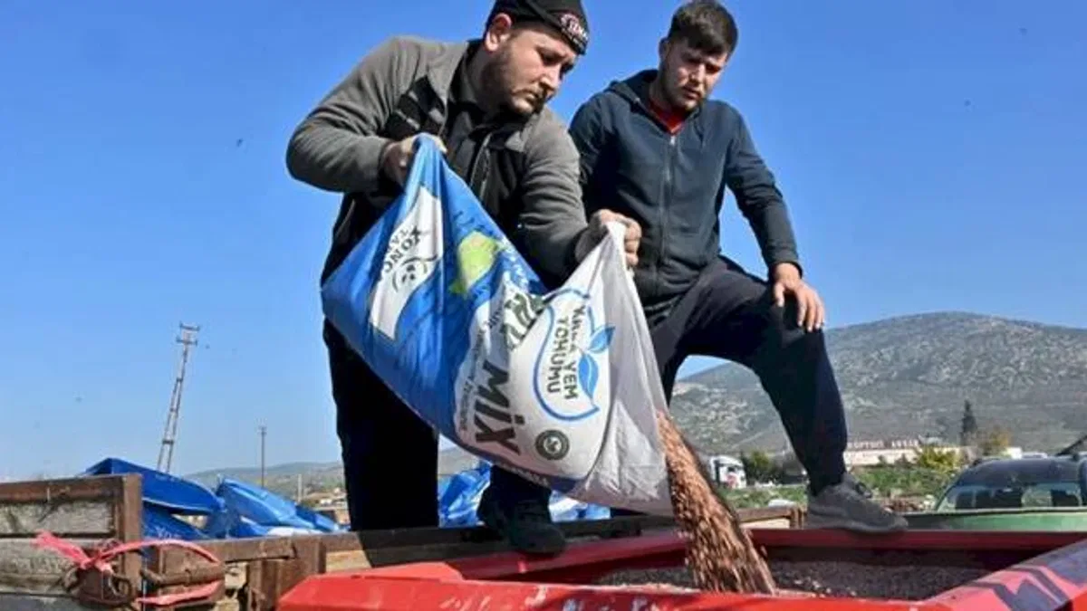 Manisa'nın tohumları Sarıçalı'nın merasını yeşertecek