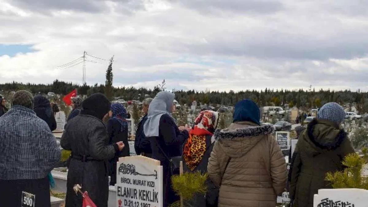 Depremde yaşamını yitirenler mezarları başında anıldı