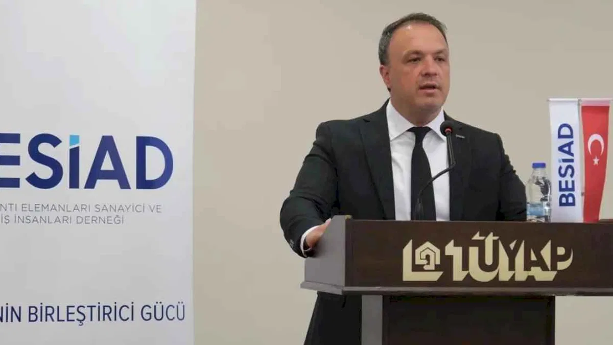 BESİAD'da Sinan Topuk güven tazeledi