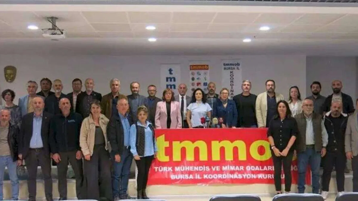 TMMOB BURSA İKK’dan İsrail’e kınama