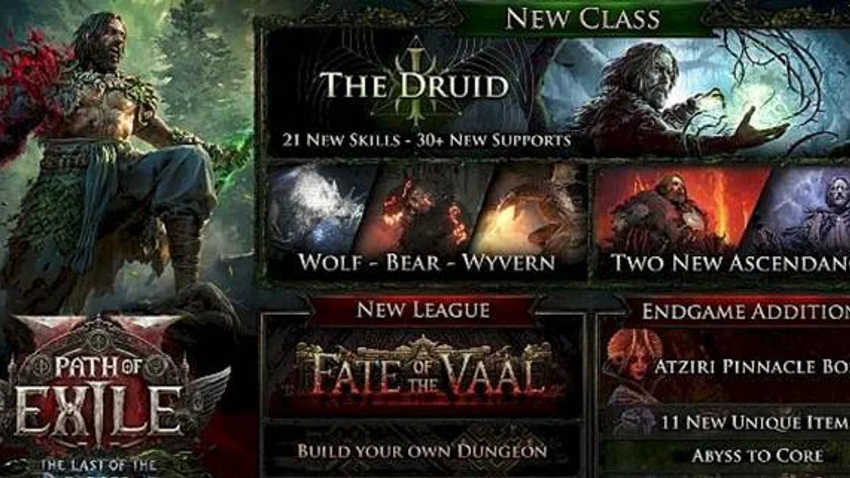 Path of Exile 2: The Last of the Druids ile 12 Aralık'ta içindeki vahşi ruhu serbest bırak!