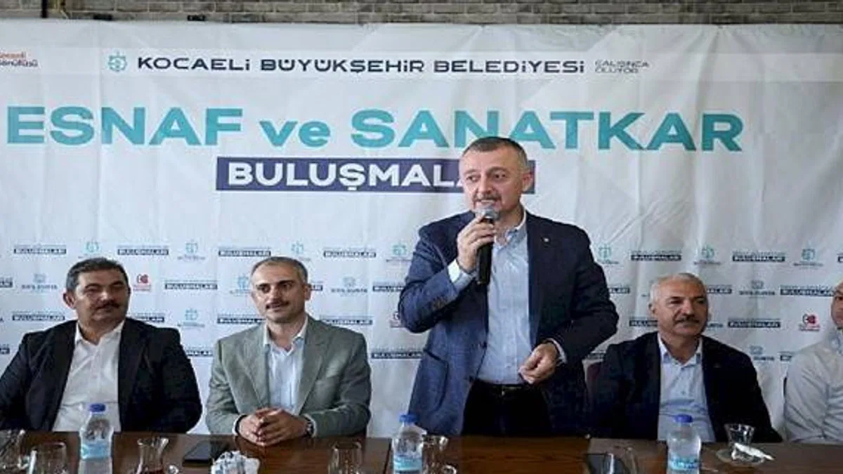 Başkan Büyükakın, Çayırova esnafıyla buluştu