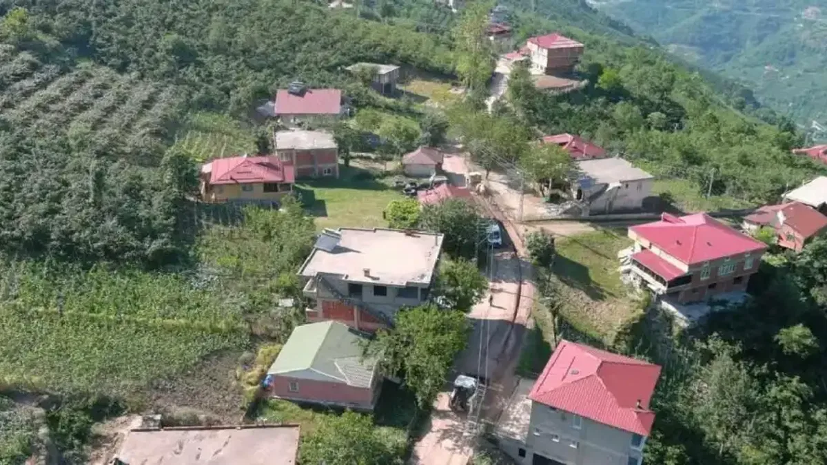 Ordu’da Belenyurt’a içme suyu hattı