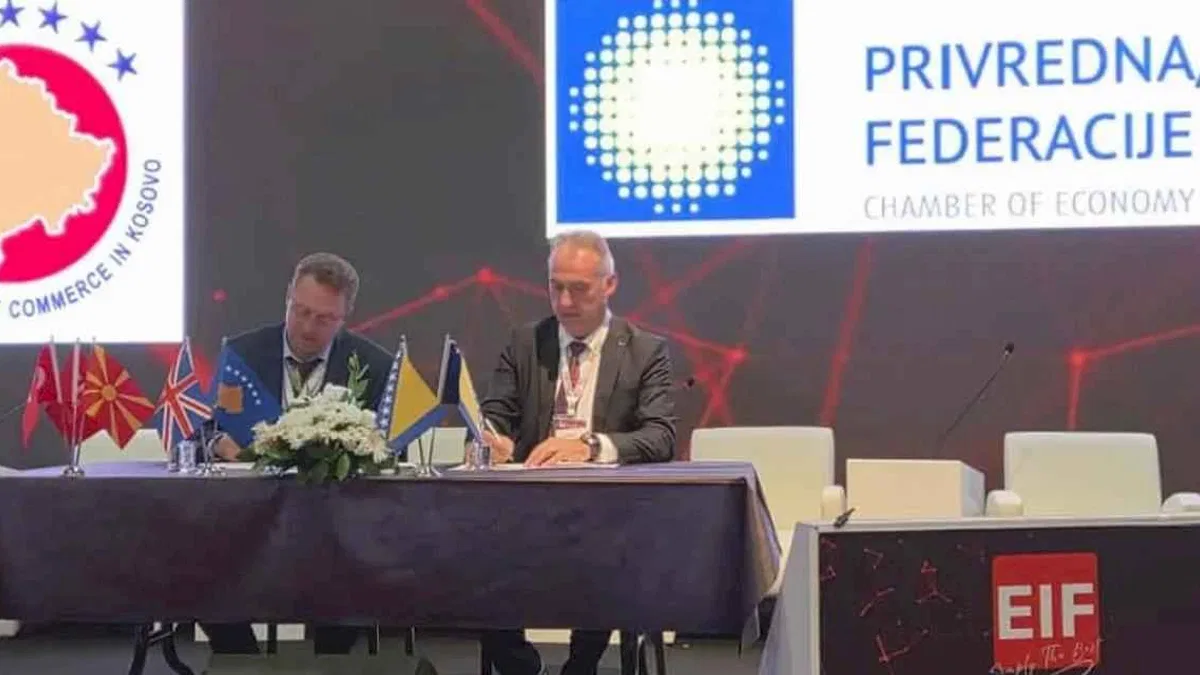 Kosova ve Bosna Hersek Ticaret Odaları'ndan Ticari Protokol
