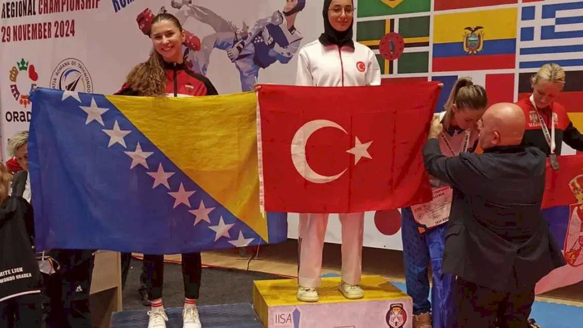 Dokuz Eylül'lü tekvandocu Balkan Şampiyonu oldu