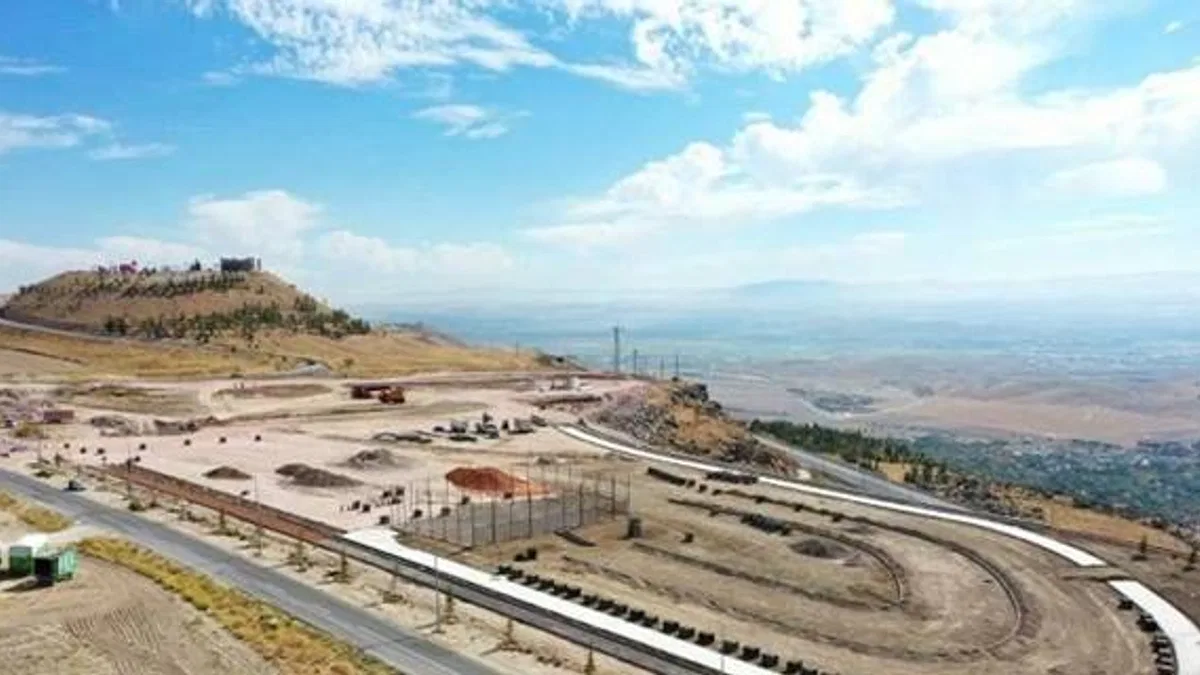 Kayseri Kocasinan Erkilet Millet Bahçesi çalışmaları tam gaz