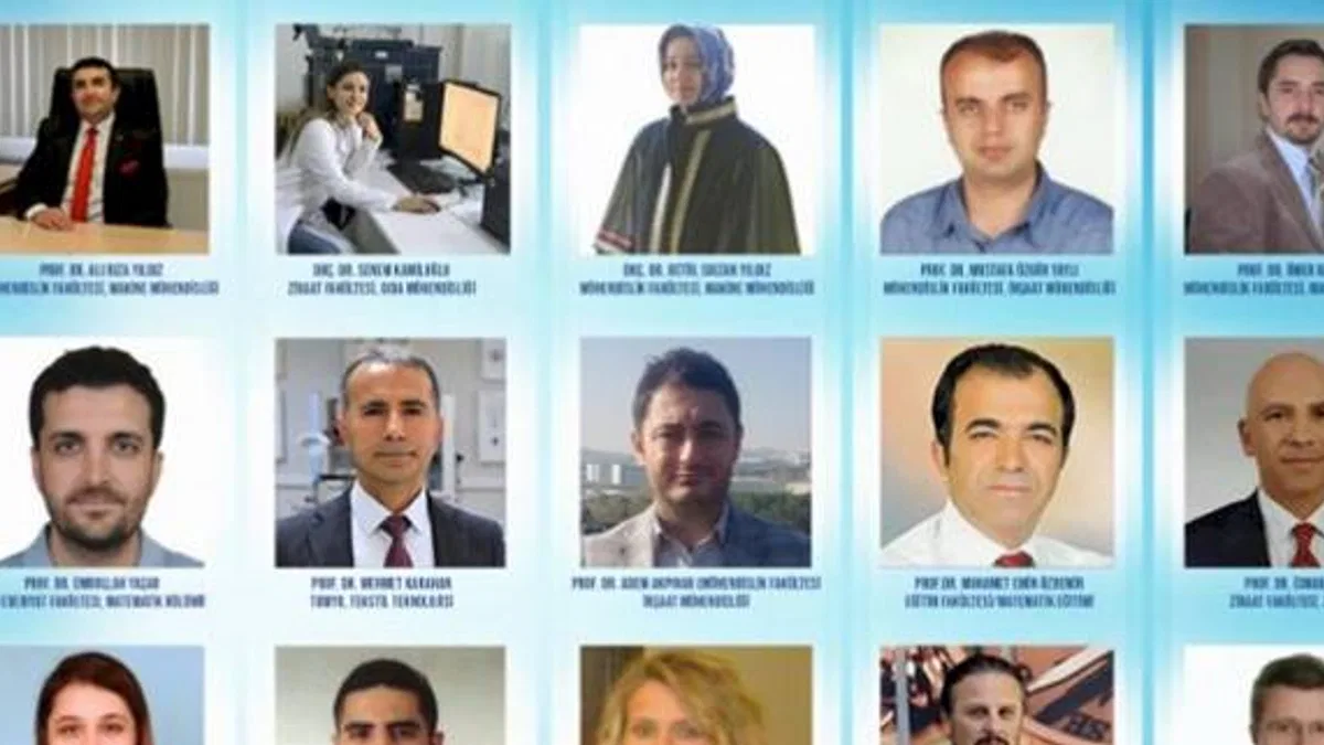 BUÜ’lü 15 akademisyen dünya listesinde