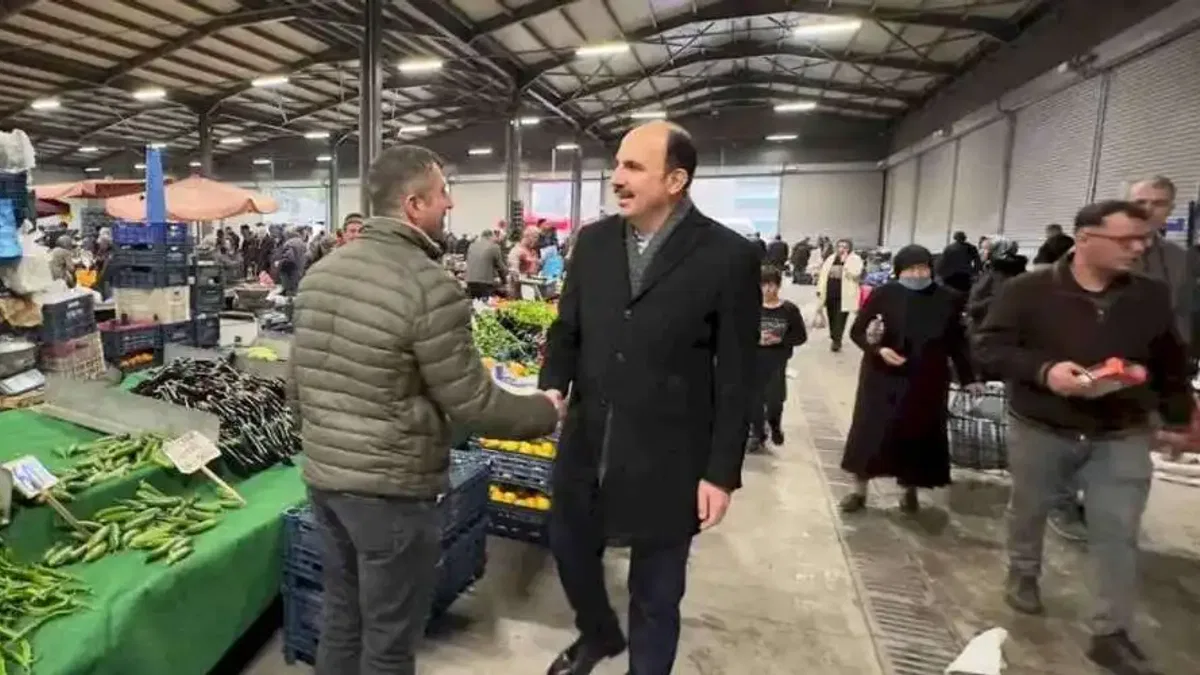Konya'da Büyük Sinan Semt Pazarı'na Başkan Altay'dan ziyaret