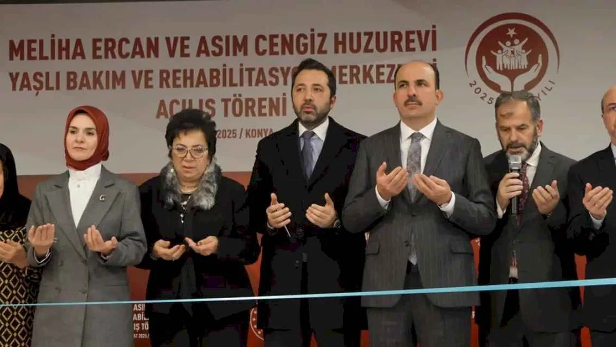 Konya'da Meliha Ercan Huzurevi’nin resmi açılışı gerçekleştirildi