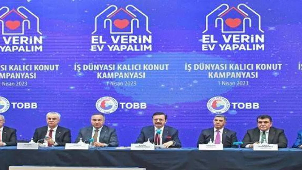 TOBB'dan depremzedeler için konut seferberliği