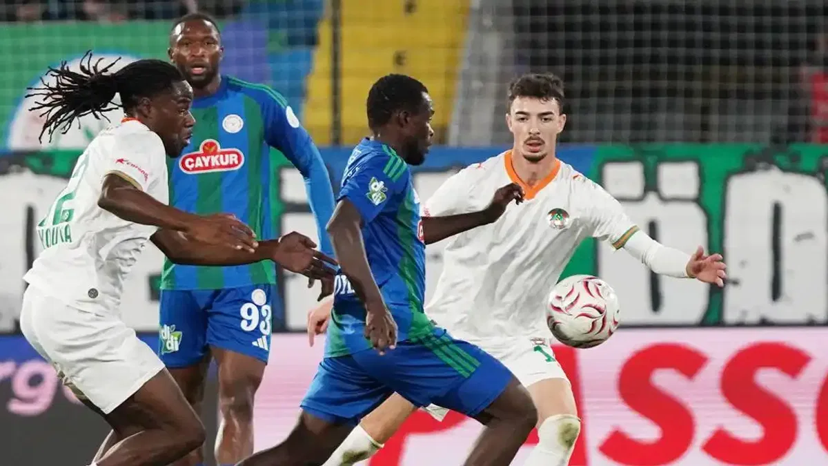 Çaykur Rizespor 0-1 Corendon Alanyaspor (Maç Sonucu)