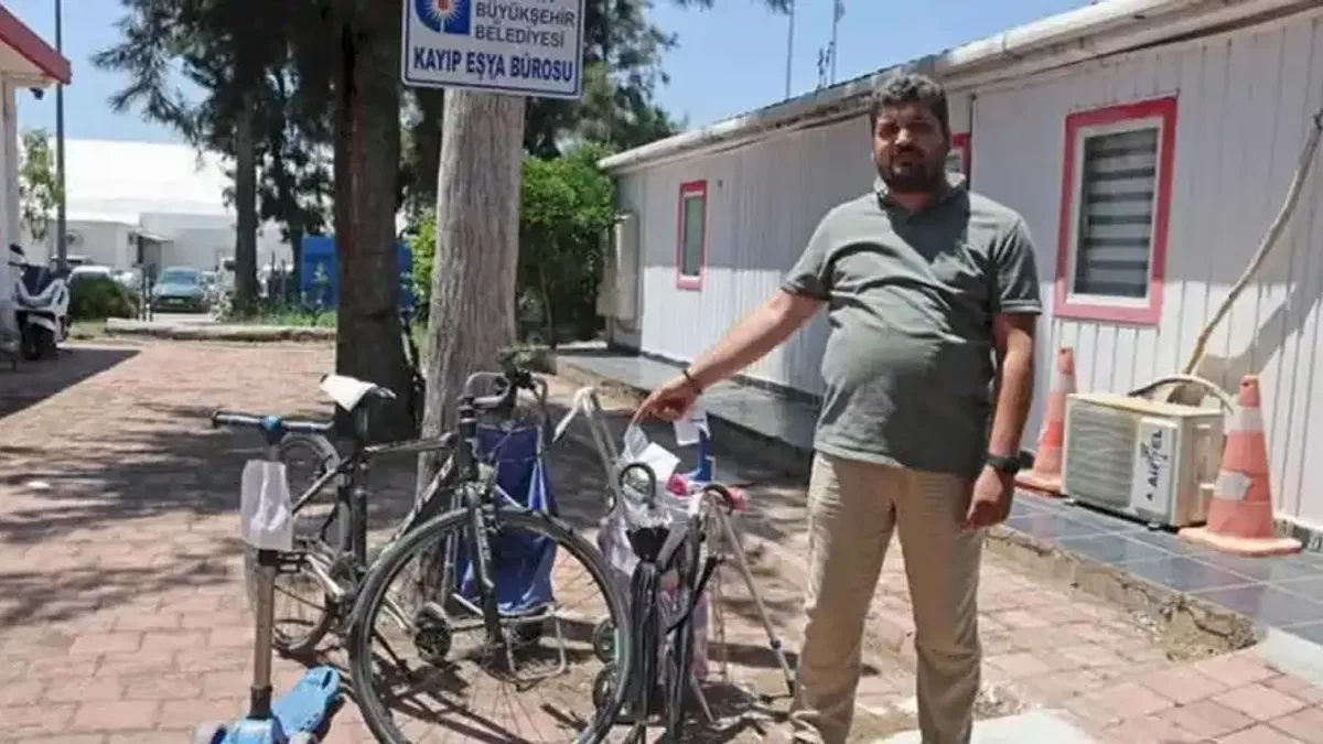 Antalya’da unutulan eşyalar sahiplerini bekliyor