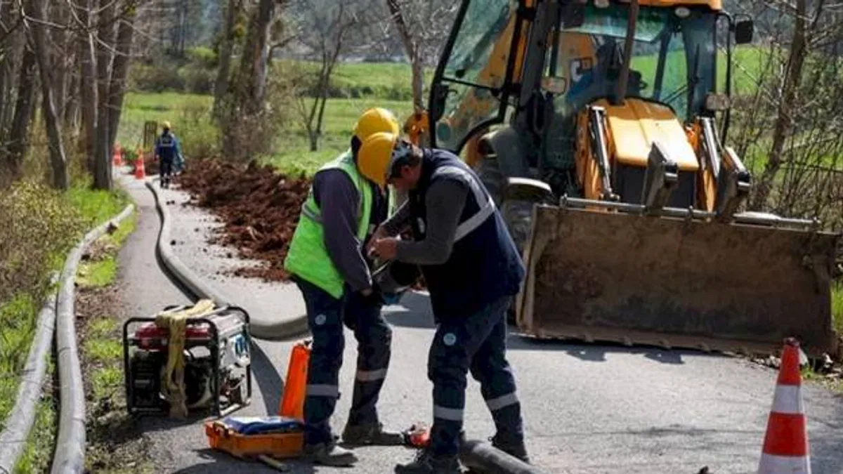 Sakarya Taraklı’da kaliteli su için yeni hat çalışması