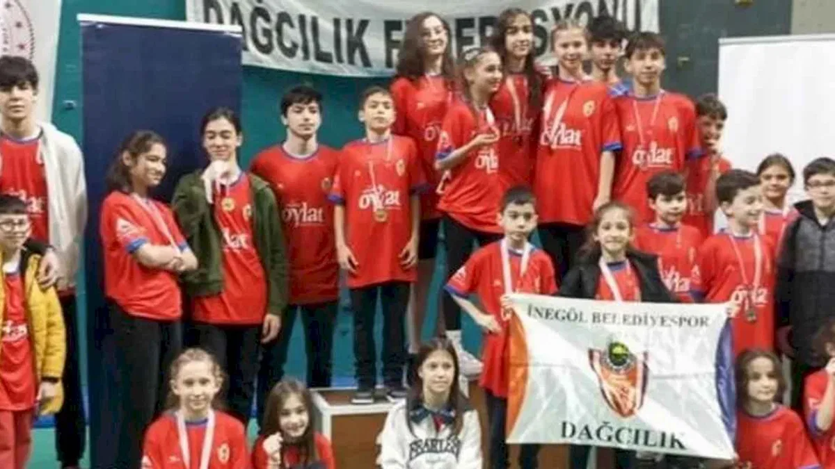 Bursa İnegöllü dağcılardan 40 madalya