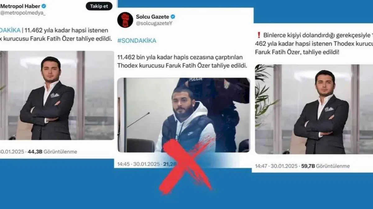 Thodex'in kurucusunun tahliye iddiaları 'Dezenformasyon'