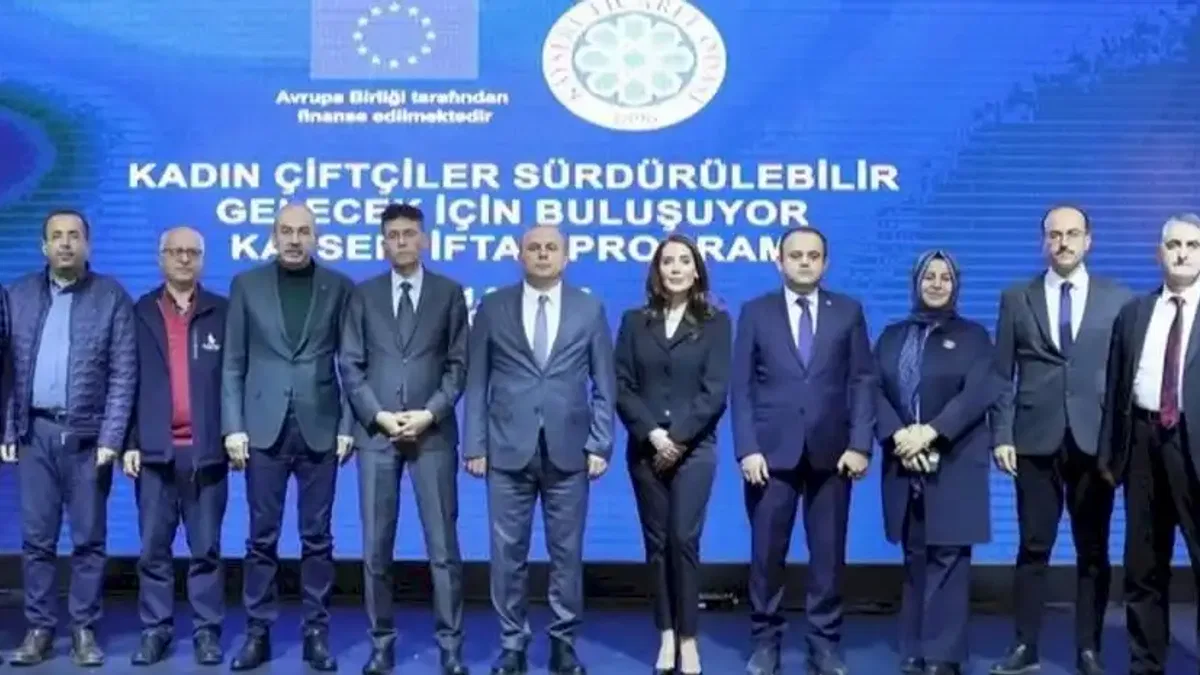 Kayserili kadın çiftçiler sürdürülebilir gelecek için buluştu