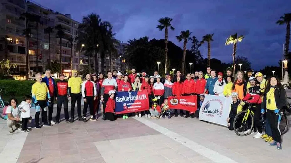 Antalya 23 Nisan’da pedal çevirdiler