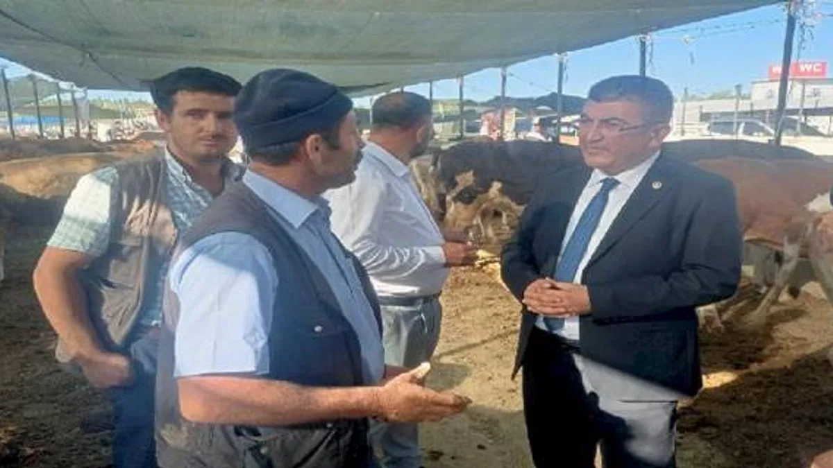 Konya Milletvekili Ekici'ye kurban pazarında dert yandılar
