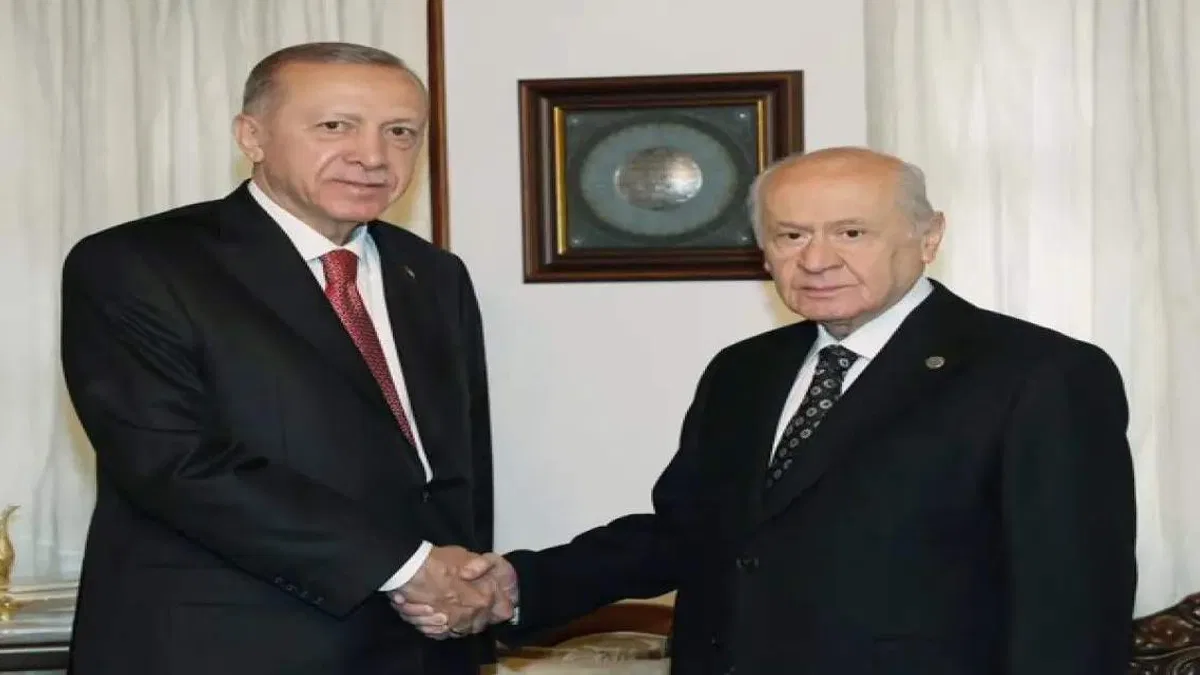 Yılın ilk görüşmesinde Erdoğan-Bahçeli bir araya geldi