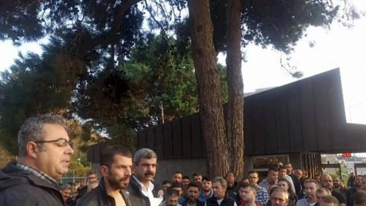 Bursa'da metal işçilerinden tepkili eylem