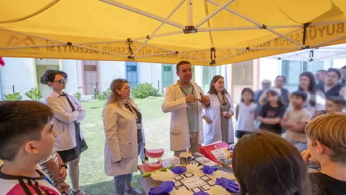 Mersin’de çocuklara sağlık bilinci etkinliği