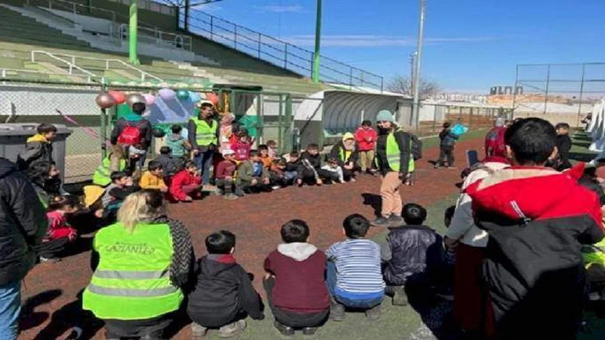Gaziantep'te depremzedelere psikolojik destek