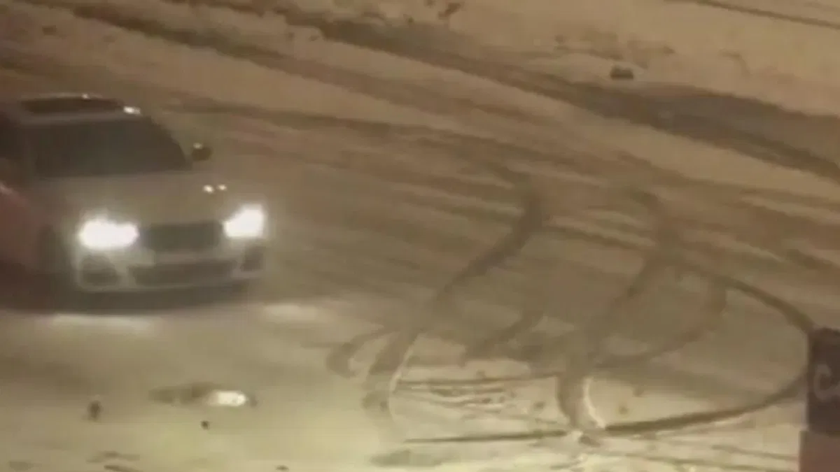 Bolu’da drift yapan sürücülere Jandarma müdahalesi