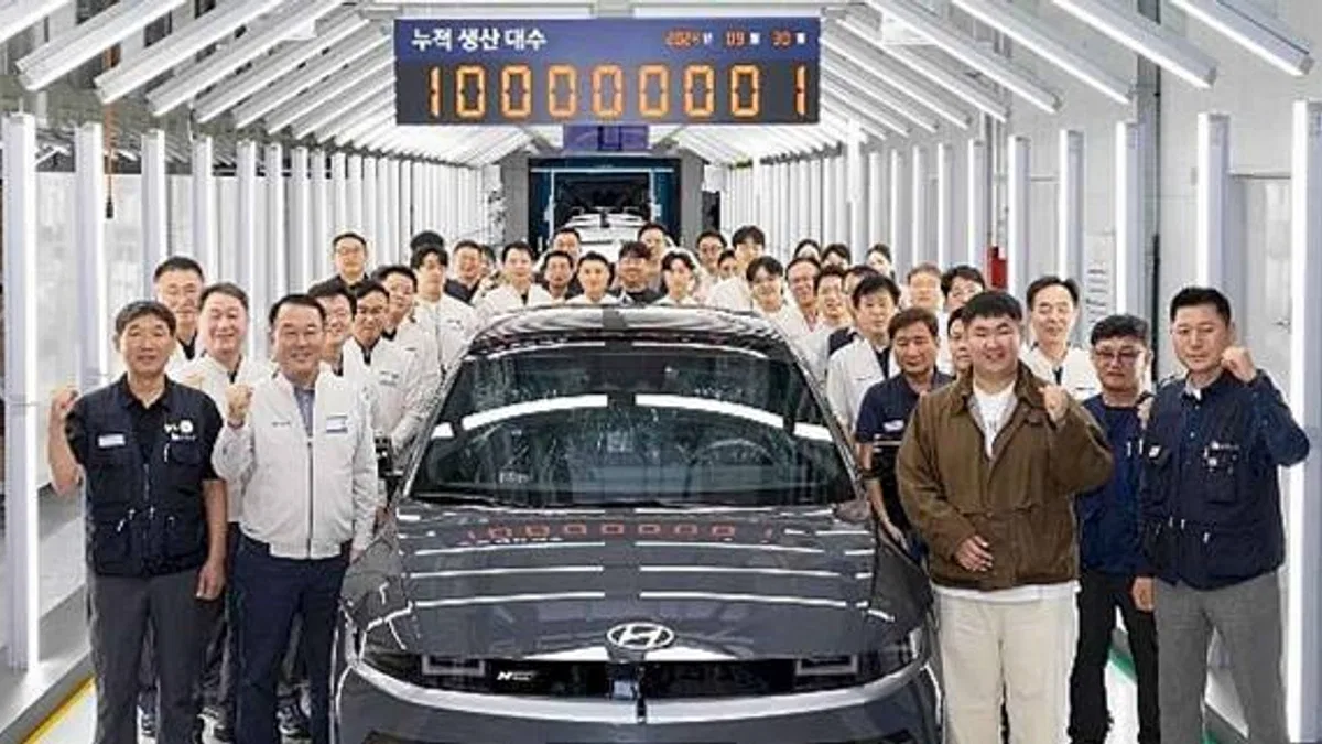 Hyundai 57 Yılda 100 Milyon Araç Üreterek Yeni Bir Tarih Yazdı.